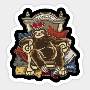 Nap King Sticker